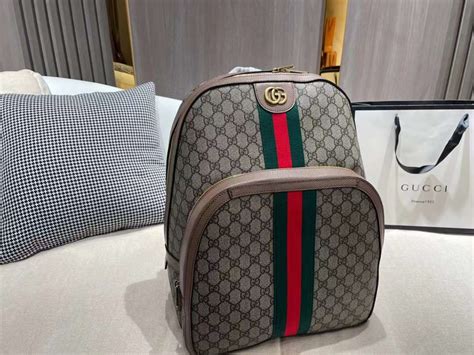 gucci backpack fake mens|real gucci backpack.